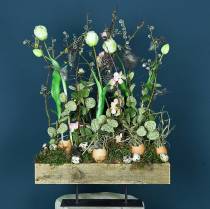 položky Umelé tulipány Real-Touch broskyňové ružové 38cm zväzok 7 ks