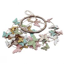 položky Zvonkohra dekorácia motýle dekorácia do okna drevo Ø15cm 55cm