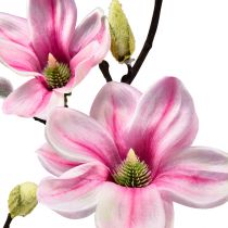 položky Umelý kvet Magnolia Konár Magnolia Umelá ružová 59cm 3ks