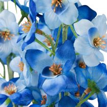 položky Delphinium Delphinium umelé kvety modré 78cm 3ks