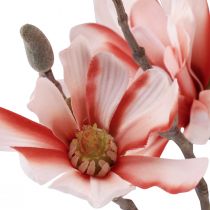 položky Konár magnólie so 6 kvetmi umelá magnólia lososová 84cm