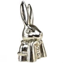 položky Ozdobný veľkonočný zajačik Zlaté keramické ozdobné poprsie zajačika V23,5cm