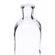 položky Dekoračné fľaše Hranaté mini vázy Sklenené číre 7x7x18cm 6ks