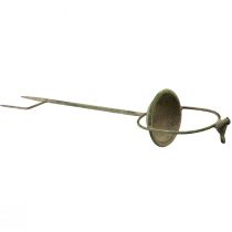 položky Ozdobný vtáčik pije zelený starožitný so špízom Ø11cm V55cm