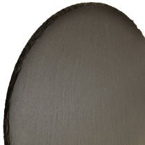 položky Prírodný bridlicový tanier okrúhly kamenný podnos čierny Ø20cm 4ks
