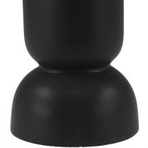 položky Keramická váza čierna Moderný oválny tvar Ø11cm V25,5cm