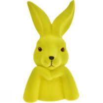 položky Busta veľkonočného zajačika Thinking Bunny – 2. kvalita – žlto-zelená 16,5×13×27cm