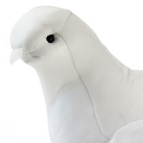 položky Svadobná dekorácia holubica biele svadobné holubice s klipom 31,5cm