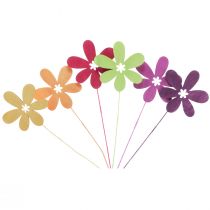 položky Jarná dekorácia kvetinové zátky drevený kvet 30,5cm 18ks