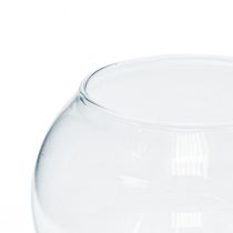 položky Guľová váza Sklenená Mini váza Okrúhla sklenená dekorácia V8cm Ø7cm