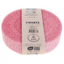 položky Jutová páska, sieťová páska, stolová páska, dekoračná páska, juta, svetloružová, 5 cm, 40 m