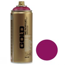 položky Farba v spreji lak v spreji Pink Montana Gold hodvábne matná 400ml