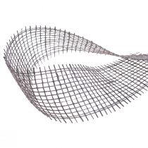 položky Jutová stuha sieťová stuha dekoračná stuha jutová hnedá taupe 5cm 40m