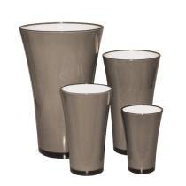 položky Váza &quot;Fizzy&quot; platinovo sivá Ø13,5cm do Ø28,5cm 1 ks