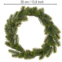 položky Umelý veniec z jedle zelenej na dekoráciu dverí, 35 cm