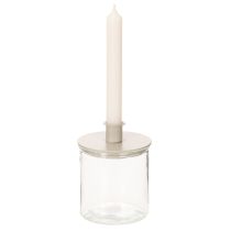 Článok Sklenená valcová váza, priehľadná, univerzálna, 10 cm, 3 kusy