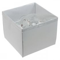 položky LED vianočná guľa sklenená svetelná reťaz srdiečka Ø15cm