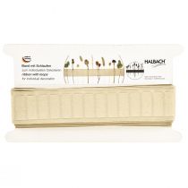 položky Ozdobná stuha pútka hnedá 40mm 6m