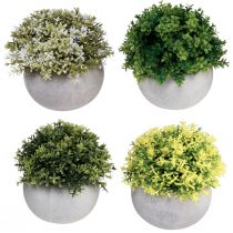 položky Umelé rastliny Umelé buxus 12,5cm×Ø12cm 4ks