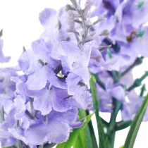 položky Umelý hyacint v kvetináči morská tráva modrá fialová 16/17cm 2ks