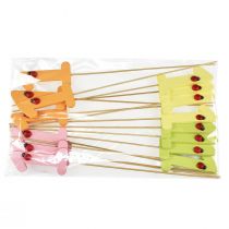 položky Číselná zástrčka narodeniny 1 kvetinová zástrčka drevená 27,5cm 16 ks