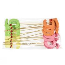 položky Číselné zátky narodeniny 5 kvetinové zátky drevené 27,5cm 16 ks