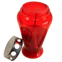 položky Náhrobné sviečky červené kvapky smútočné svetlá Ø9cm V17cm 4 ks