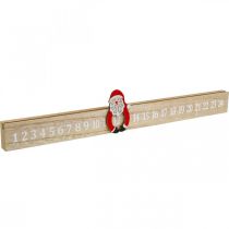 položky Adventný kalendár drevený adventný pásik deco advent 48,5cm 3ks