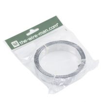 položky Hliníková plochá drôtená stuha, matná strieborná, 20 mm x 5 m - ozdobná stuha, tvorba, DIY