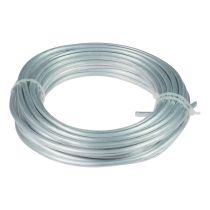 položky Hliníkový drôt hliníkový drôt 5mm bižutérny drôt bielo-strieborný matný 500g