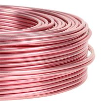 položky Hliníkový drôt Ø2mm 500g 60m v ružovej farbe - Flexibilný, všestranný na kvetinárstvo, DIY a dekorácie
