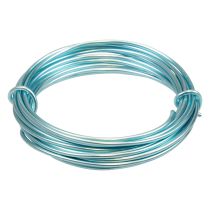 položky Hliníkový drôt 2mm hliníkový drôt svetlomodrý bižutérny drôt 3m