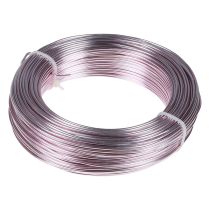 položky Hliníkový drôt Ø2mm ružový ozdobný drôt okrúhly 480g