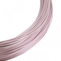 položky Hliníkový drôt Ø1mm ružový ozdobný drôt okrúhly 120g