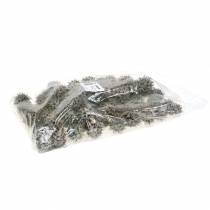 Článok Sweetgum šišky prírodné prané biele 250g