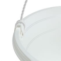 položky Závesný kvetinový košík 25 cm biely