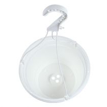 položky Závesný kvetinový košík 25 cm biely