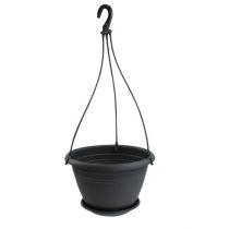 Závesný košík Galicia Ø30cm antracit