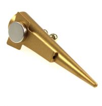 položky Svadobná špendlík s magnetom, matná zlatá 7cm
