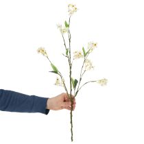 položky Vetvička jabloňového kvetu, umelá kvetinová vetvička, biela, 65 cm, 1 kus