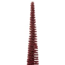 položky Dekoratívny vianočný stromček, štíhla figúrka stromčeka na drevenom podstavci, 60 cm
