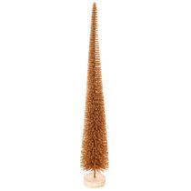 položky Umelá vianočná ozdoba na stromček, tenká, s dreveným podstavcom, 40 cm, 3 kusy