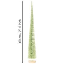 položky Umelý vianočný stromček, ozdobný stromček na drevenom podstavci, 60 cm