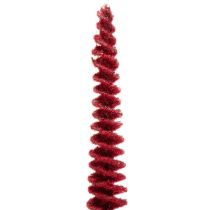 položky Moderný tenký dekoratívny vianočný stromček na drevenom podstavci, 80 cm
