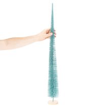 položky Umelý vianočný stromček, ozdobný stromček, jemný dizajn s dreveným podstavcom, 80 cm