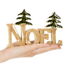 Článok Vianočná dekorácia Noel stojan s dvoma jedľami 18 cm