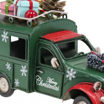 položky Vianočná dekorácia auto Vianočné auto vintage zelené L17cm