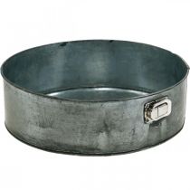 položky Kvetináč, ozdobný pekáč, pekáč na sadenie, kovová dekorácia Ø24cm V7,5cm