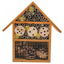 položky Balkónová dekorácia hmyz hotel hmyzí domček solárna oranžová 23x24cm