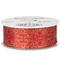 položky Darčeková stuha so slávnostným vzorom na tvorenie a zdobenie, 40 mm x 15 m